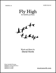 Fly High SATB choral sheet music cover Thumbnail